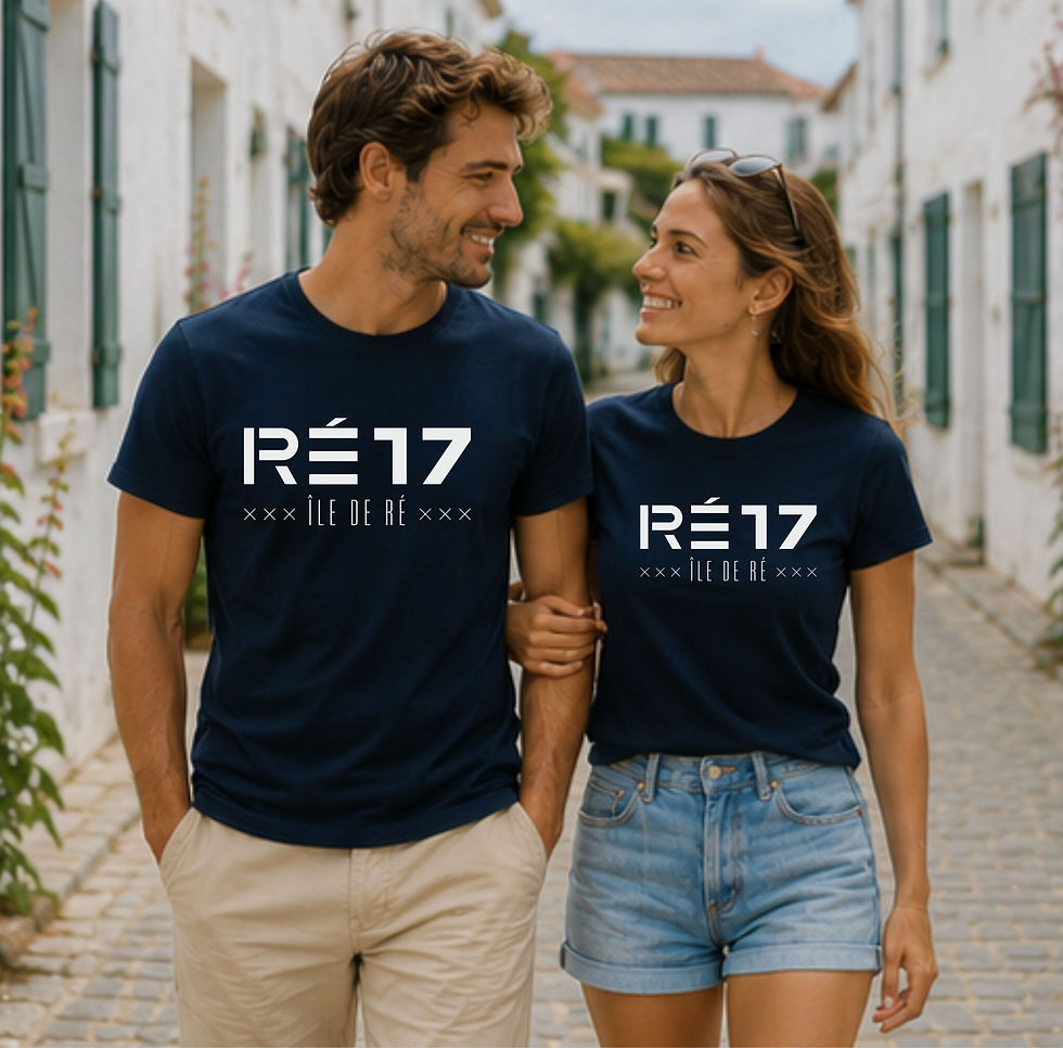 Miniature : Tee-shirt Logo Ile de RÉ "RÉ 17"