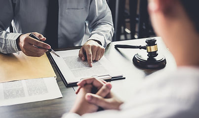 Client-attorney meeting