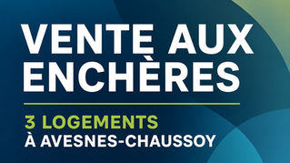 Vente aux enchères de trois logements à Avesnes-Chaussoy