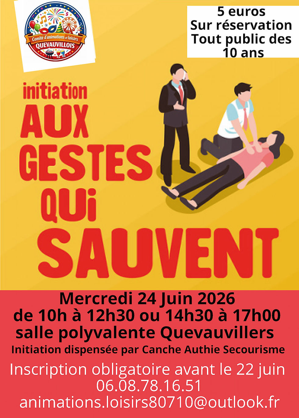Initiation aux gestes qui sauvent