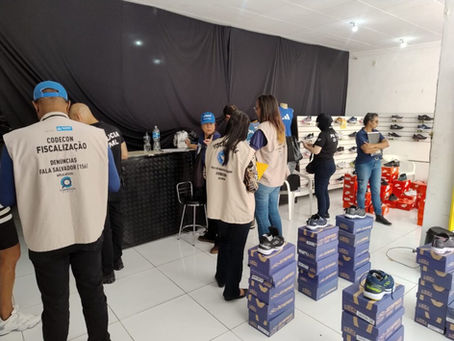 Operação Comércio Legal combate pirataria e protege consumidores em Salvador