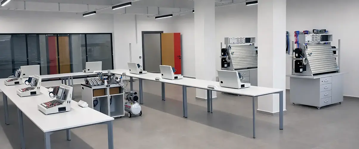 PLC eğitim seti otomasyon laboratuvarı Siemens S7-1200 PLC deney setleri