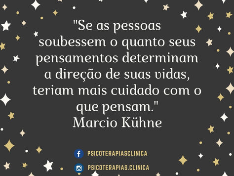 O poder do pensamento...
