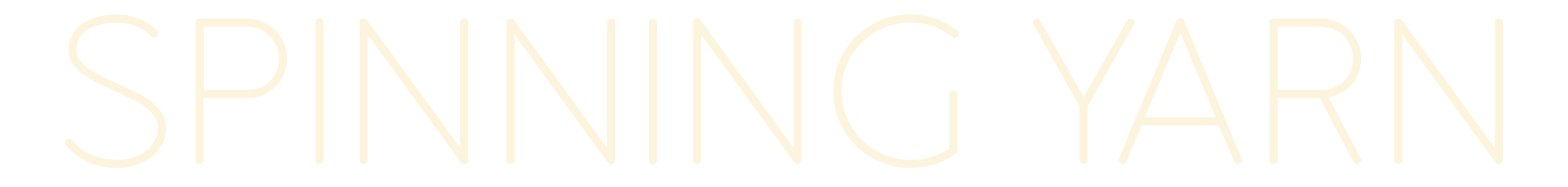 The agency name 'SPINNING YARN' is written in bold, elegant text.