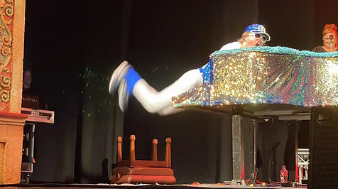 Elton John tribute show touring the USA, starring Jason Paris in a concert‑style recreation of Elton’s 1970s live performances.