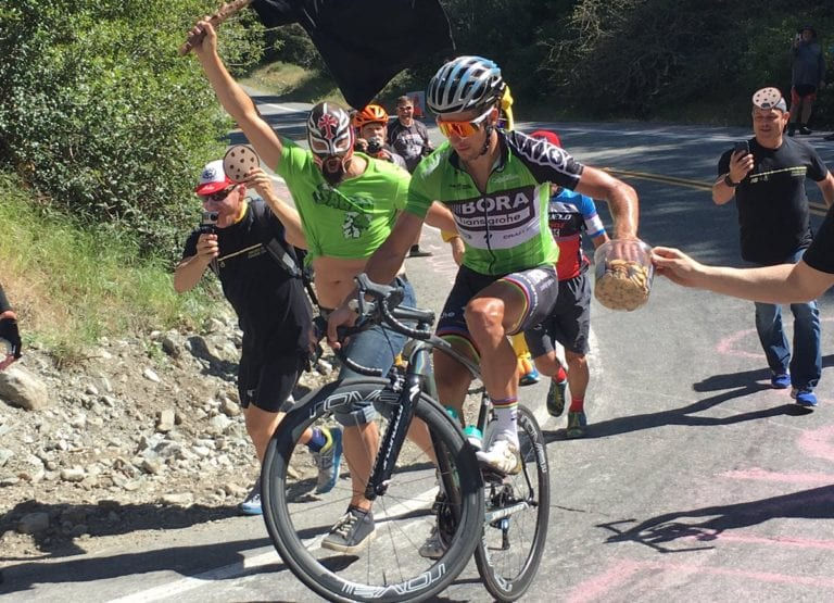 Sagan v Kalifornii bez zeleného dresu