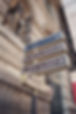 street signs in Paris