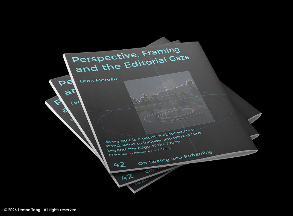 "PERSPECTIVE, FRAMINGAND THE EDITORIAL GAZE" On Seeing and Reframing Publication