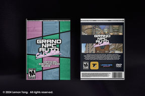 "Grand NPC Auto: CSM" Game Cover Design
