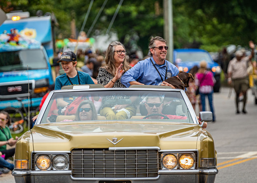 Marigold Festival parade