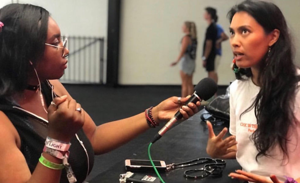 Interview Miss Sabado @ Moonrise