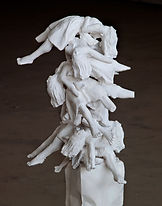 Totem (detail), 2013, polyester resin, p