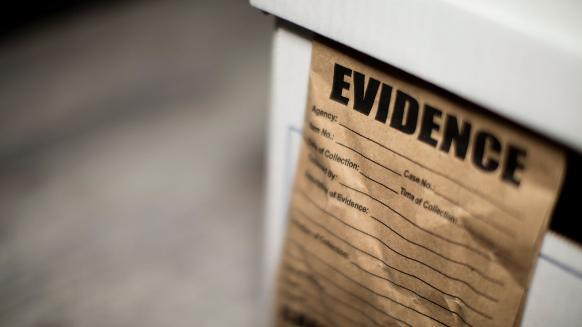 box of evidence