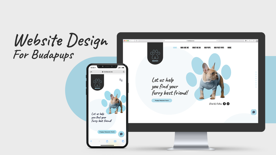 Budapups Website Design | Hungary
