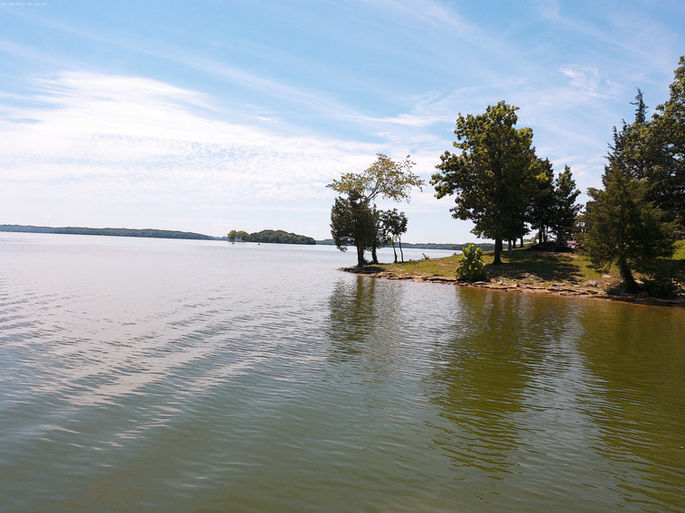 Beautiful J Percy Priest Lake and recreation area southeast of Downtown Nashville Tennessee