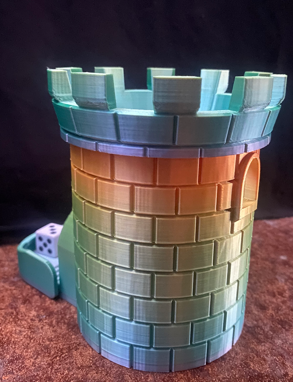 Thumbnail:  Castle Turret Dice Tower