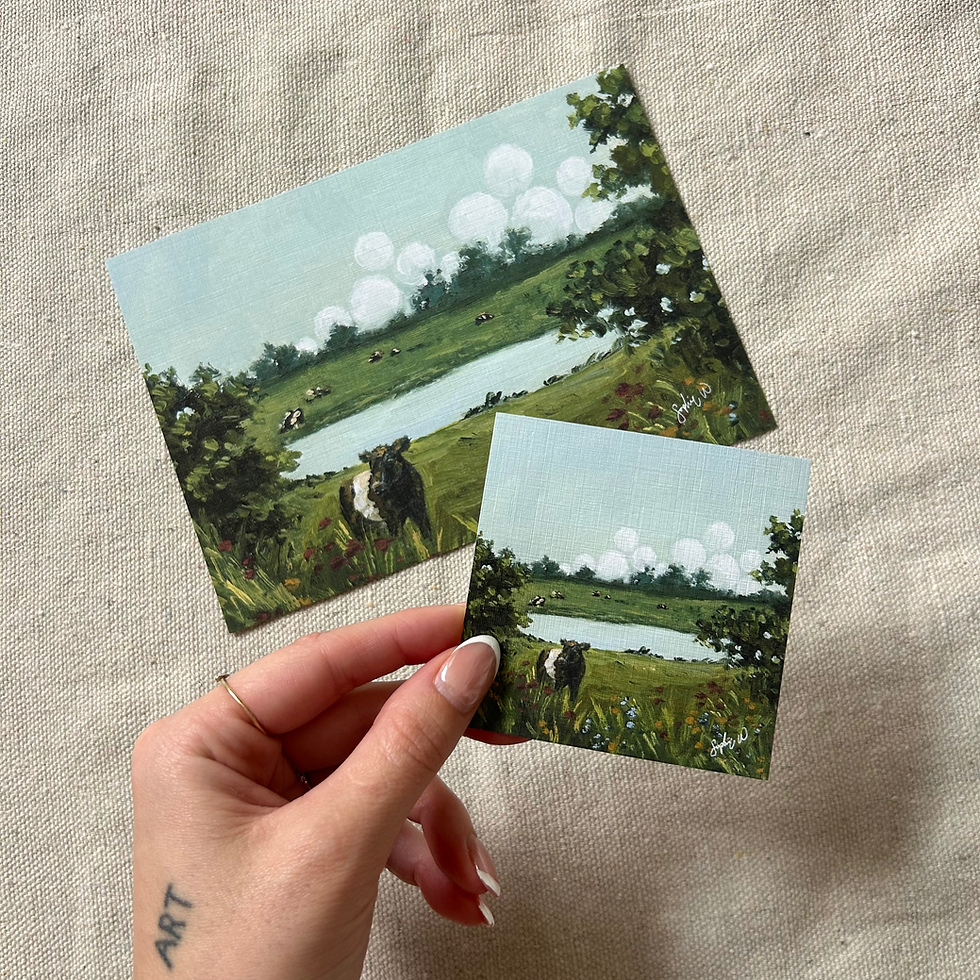 Thumbnail: “Wild Meadows & Oreo Cows” Print