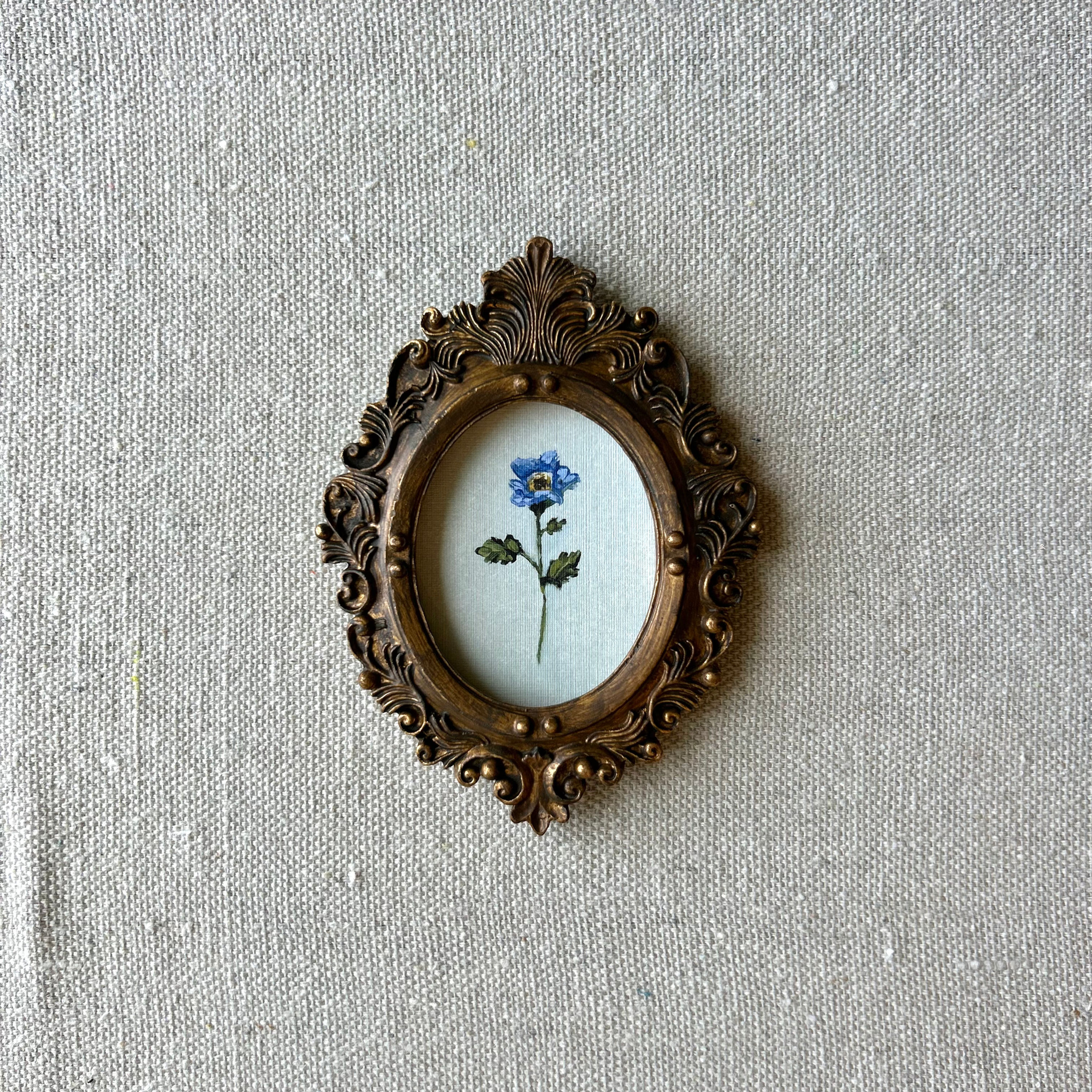 Mini Gallery Magnet, “Forget-Me-Not”