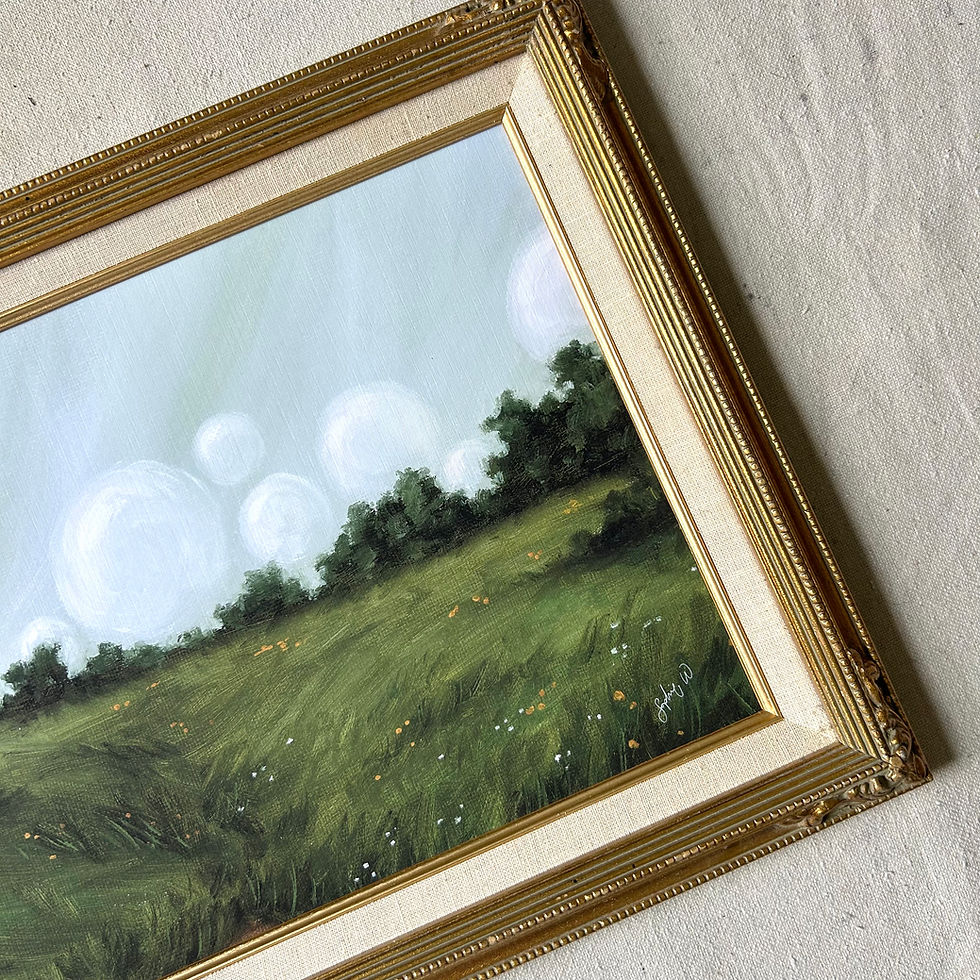 Thumbnail: “All is Well Here” Framed Print