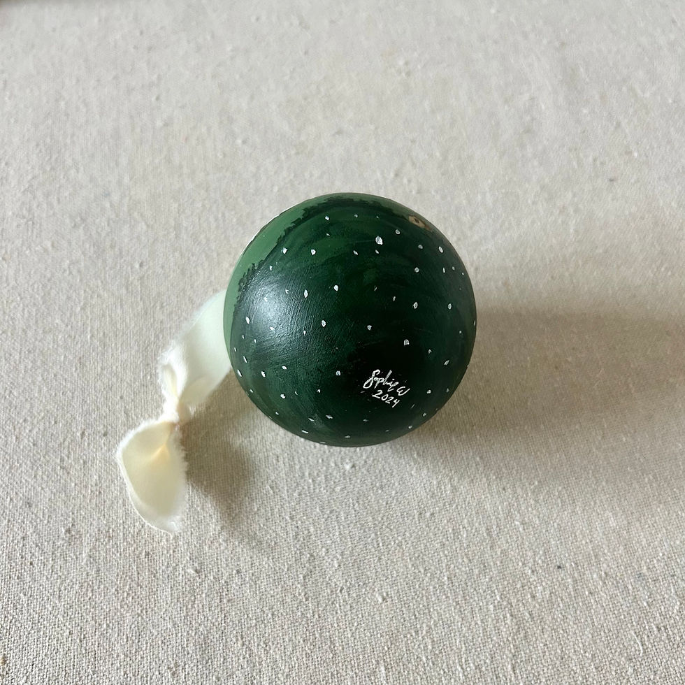 Thumbnail: “Italian Daydreams” Hand-painted Ornament