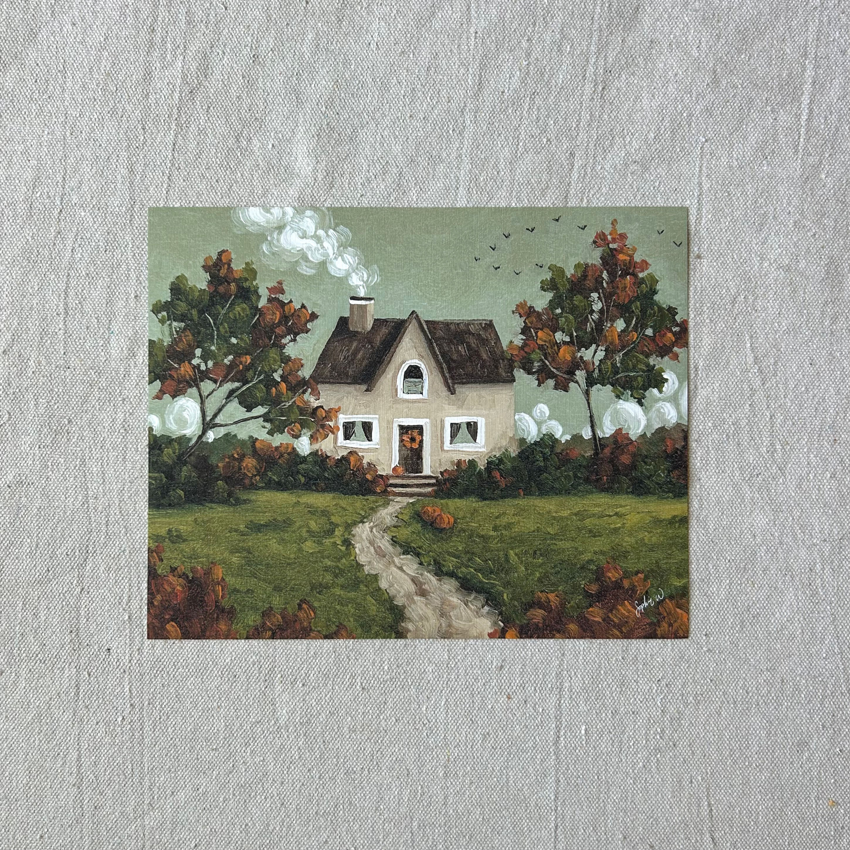 “Pumpkins on the Porch” Print