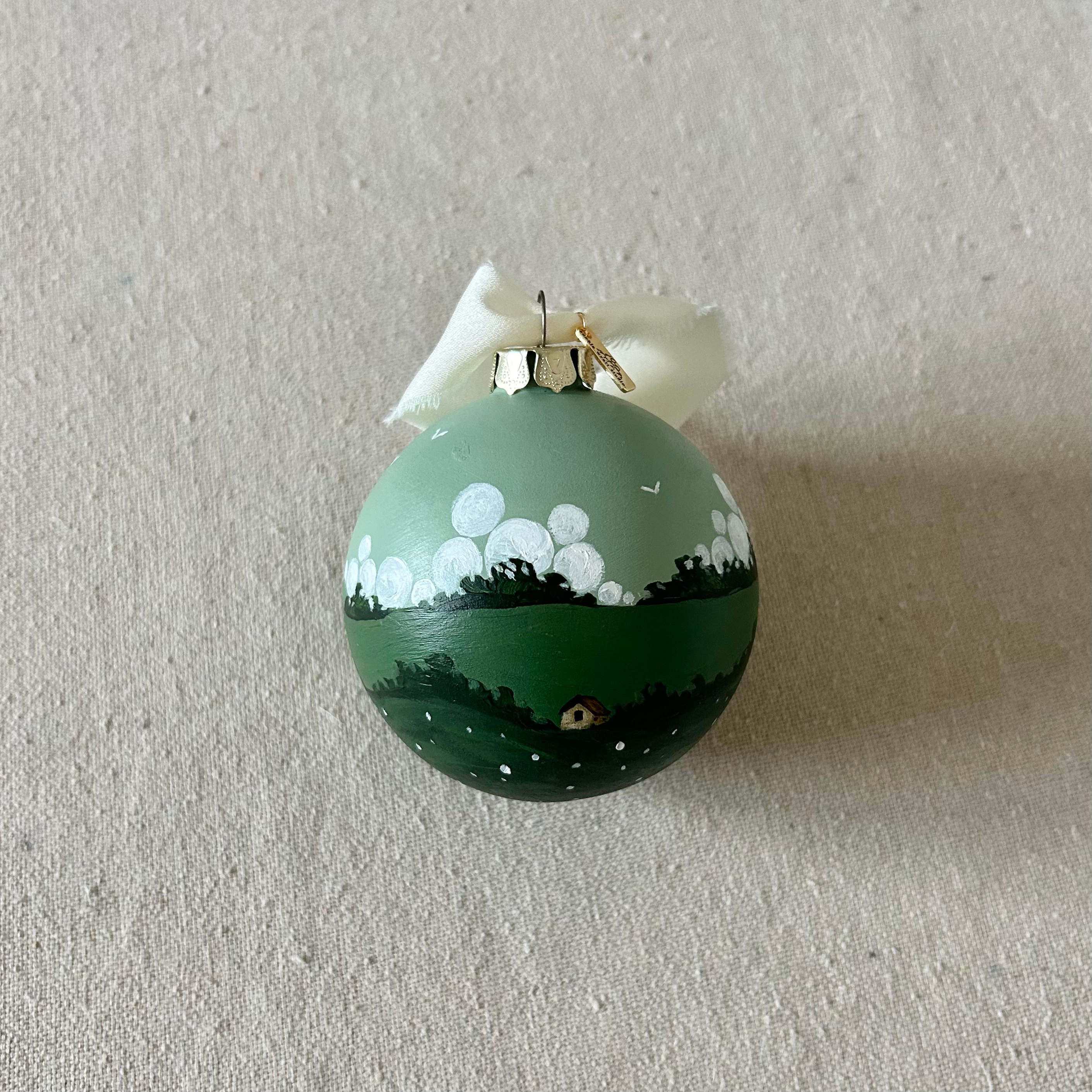 “Italian Daydreams” Hand-painted Ornament