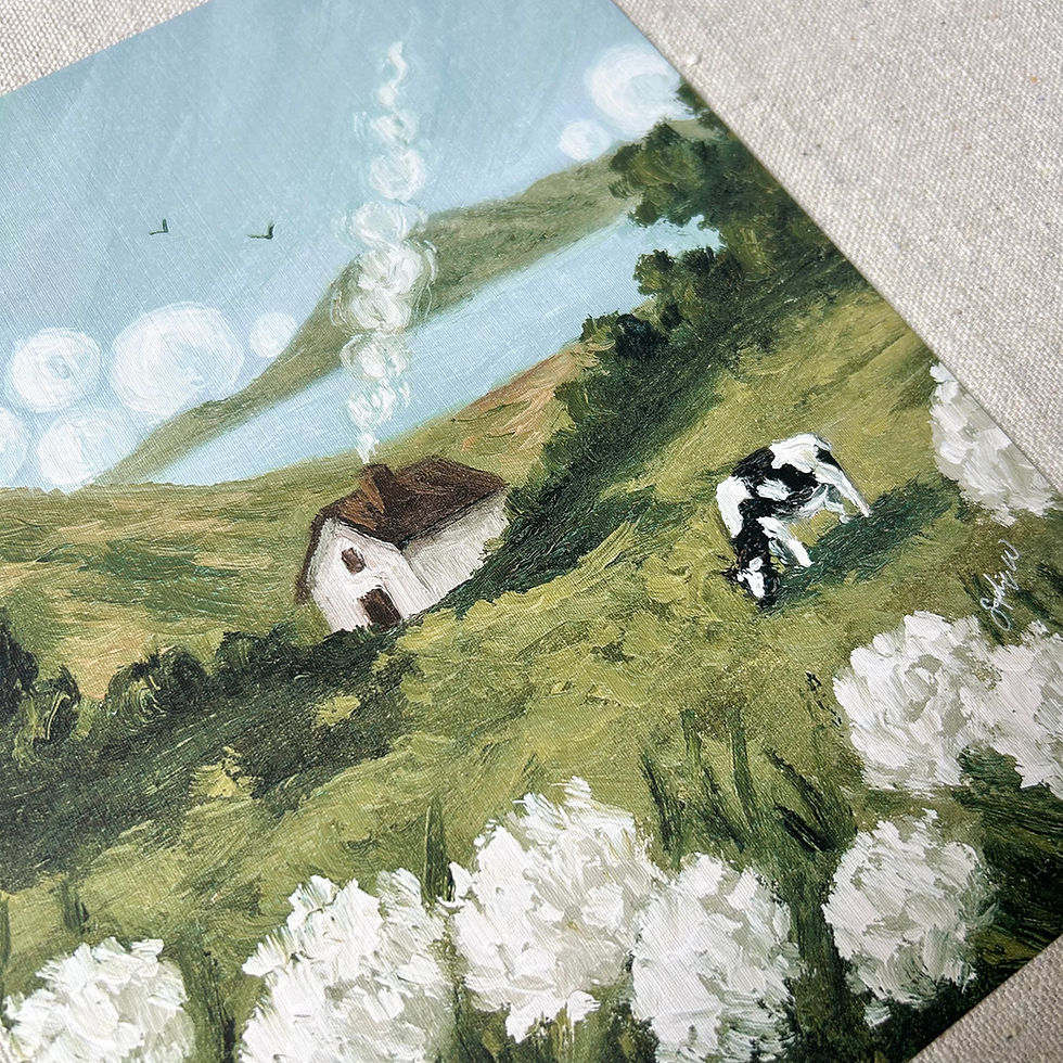 Thumbnail: “The Cow Who Loved the Coast” Print 