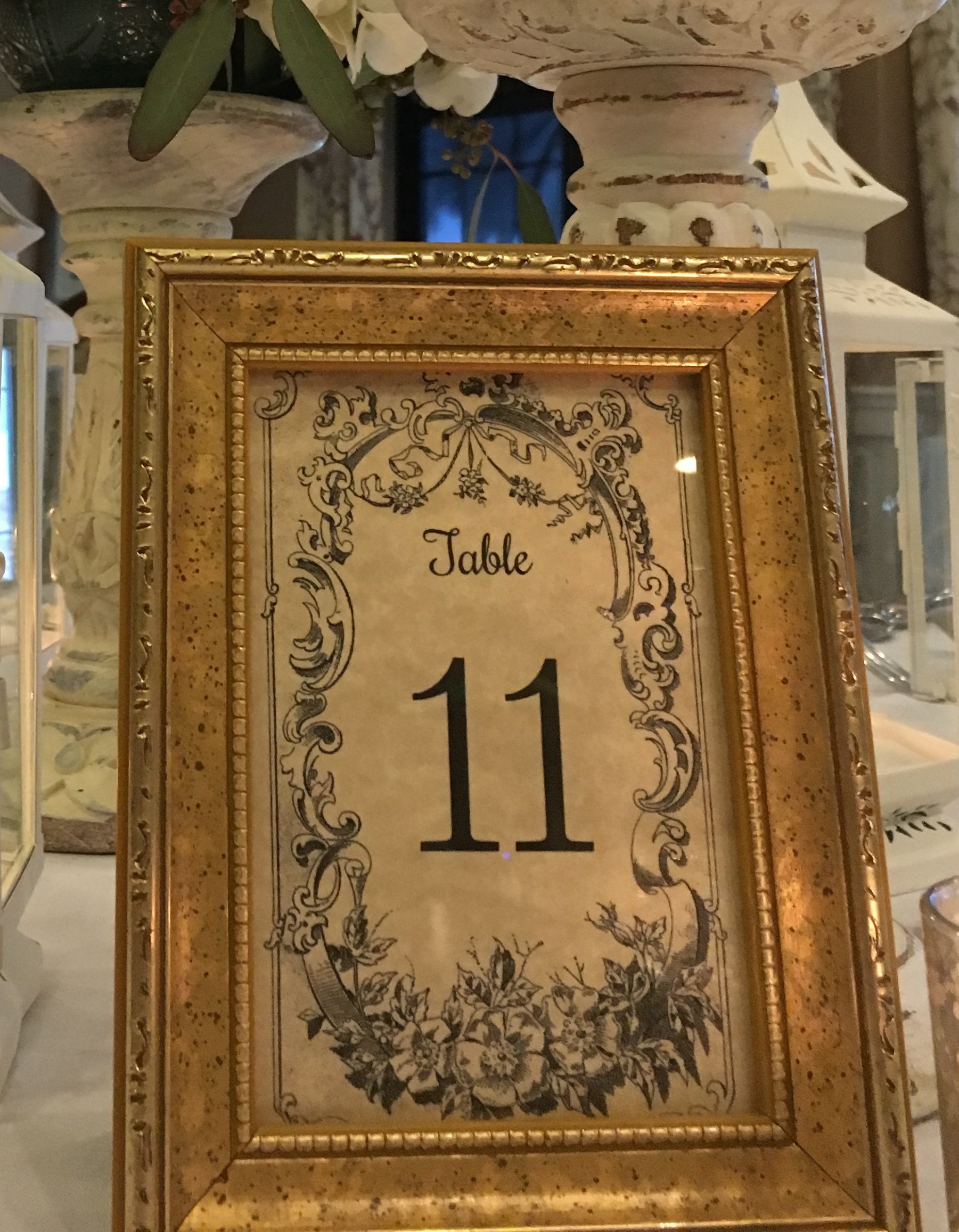 Table Numbers - $20