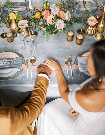 Kelly Kennedy Weddings - Gold & Coral Colors