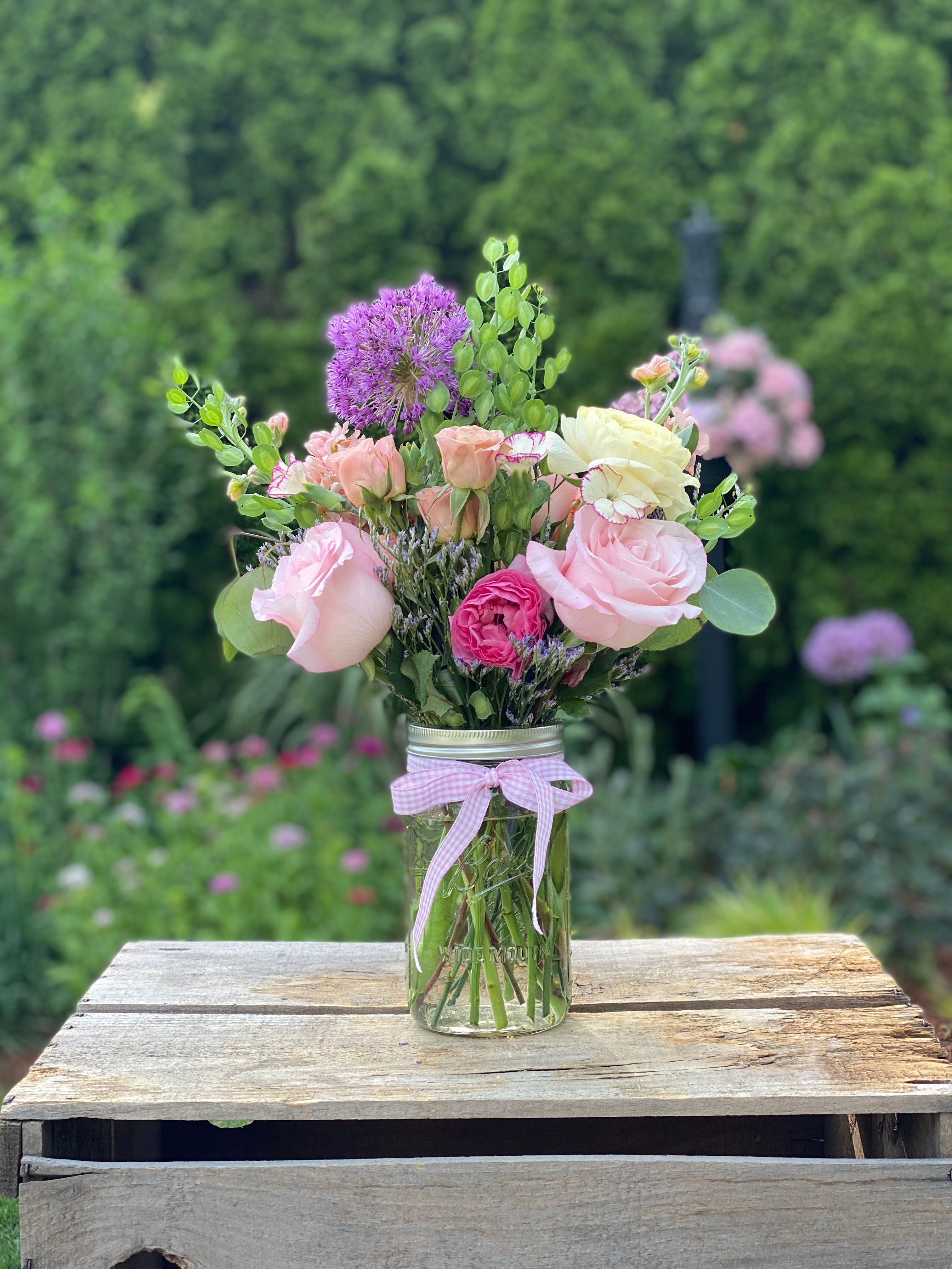 Mason Jar Arrangements