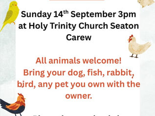Holy Trinity Pet Blessings