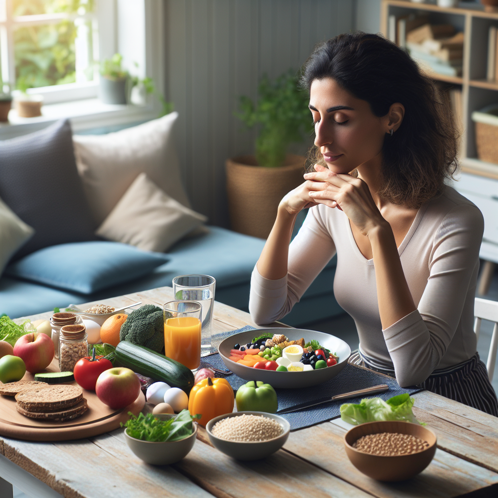 Person enjoying meal