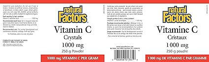 Thumbnail: Natural Factors Vitamin C Crystals  1000 mg  Powder