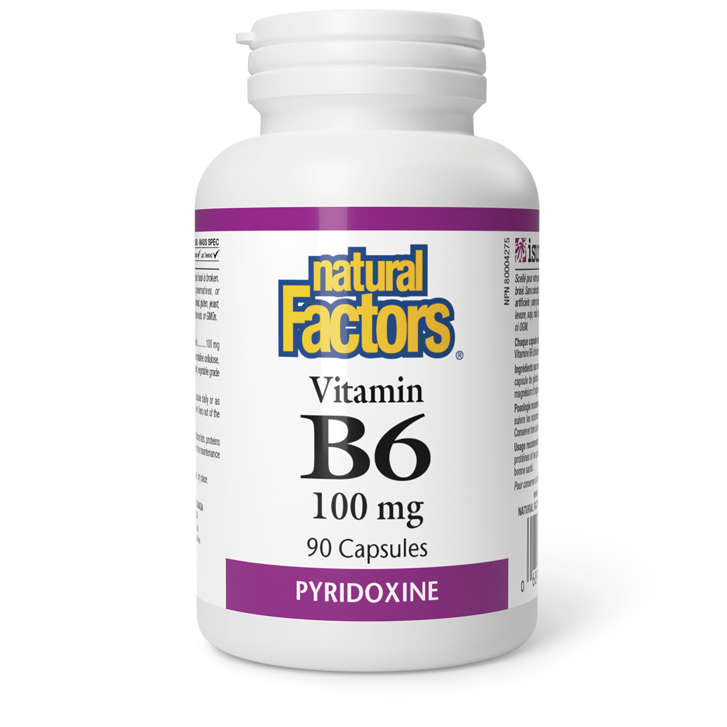 Natural Factors Vitamin B6 100 mg