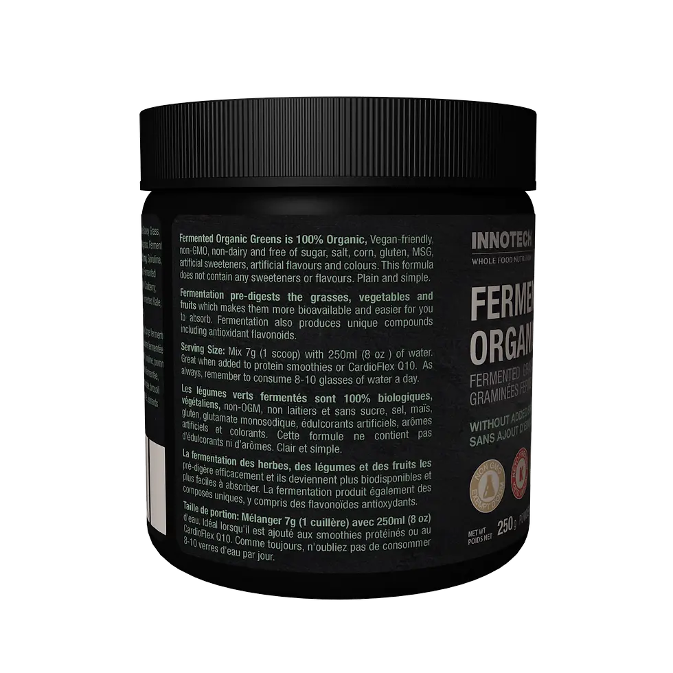 Thumbnail: Fermented Organic Greens 250 gr UNFLAVOURED