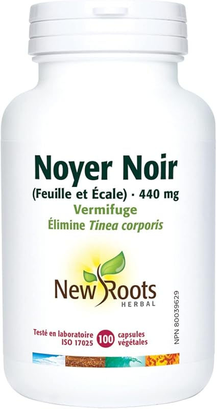 Thumbnail: New Roots Black Walnut Leaves & Hulls 100 Veg Capsules