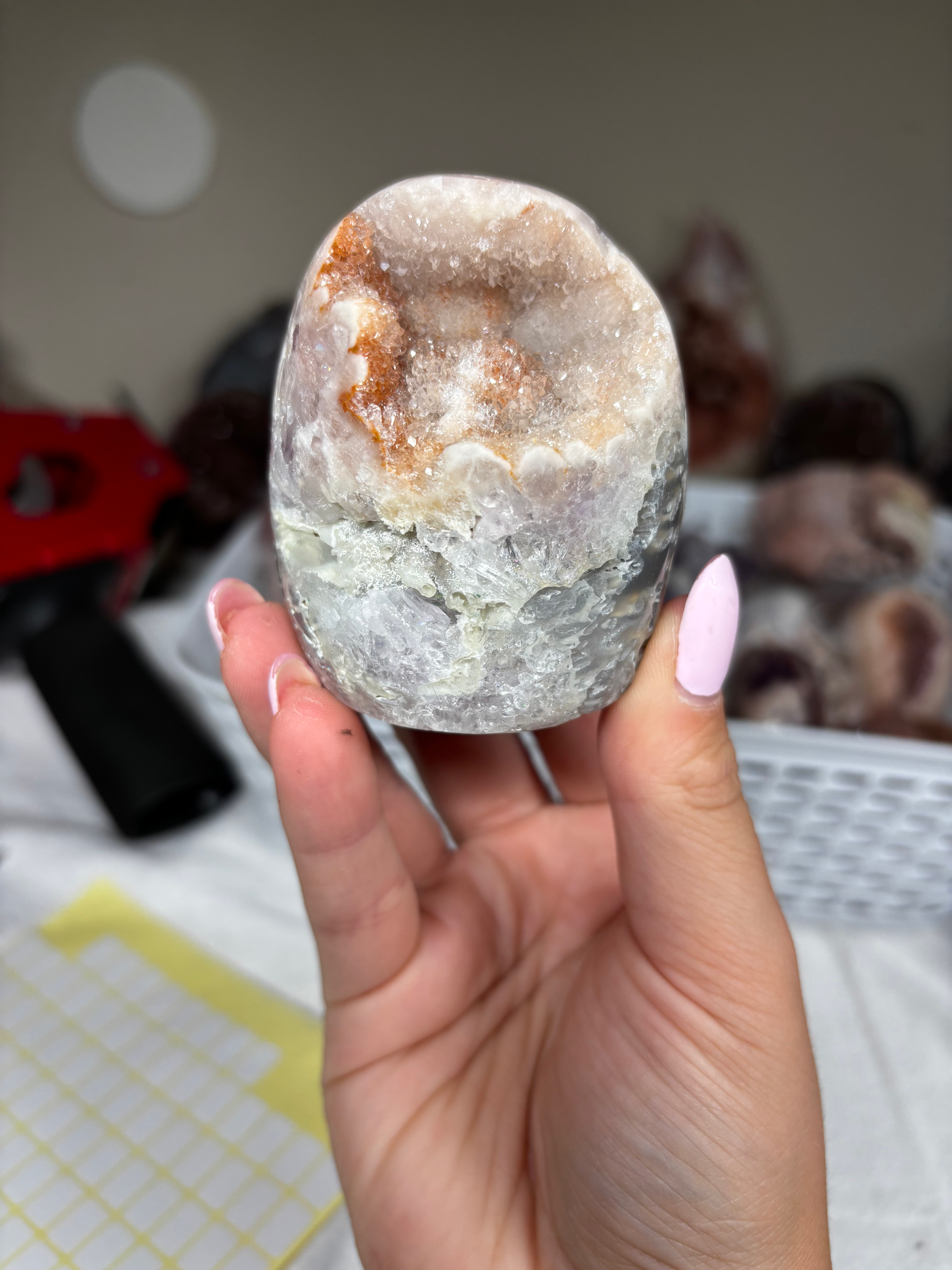 Pink Amethyst Freeform / Cutbase