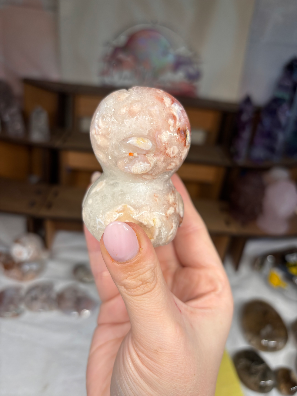 Thumbnail: Flower Agate Rubber Duck