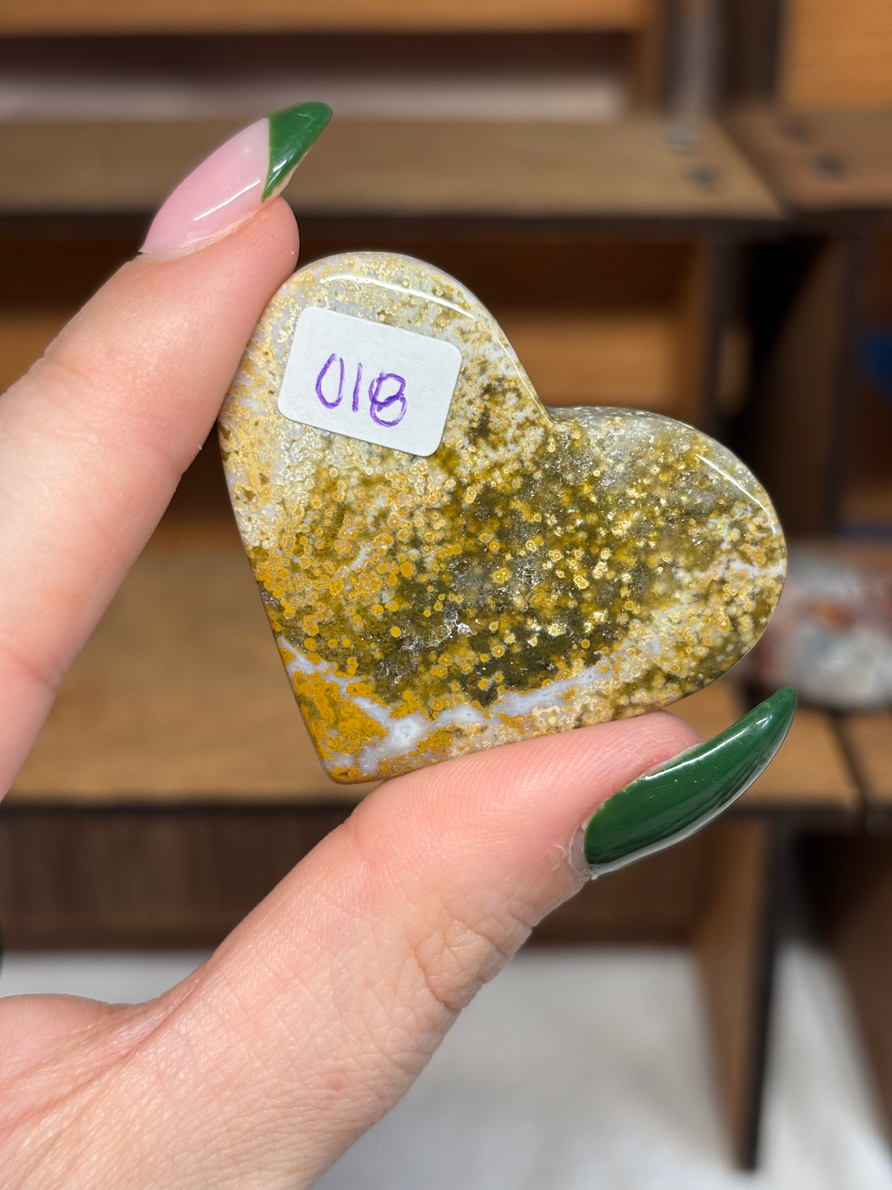 Ocean Jasper Heart