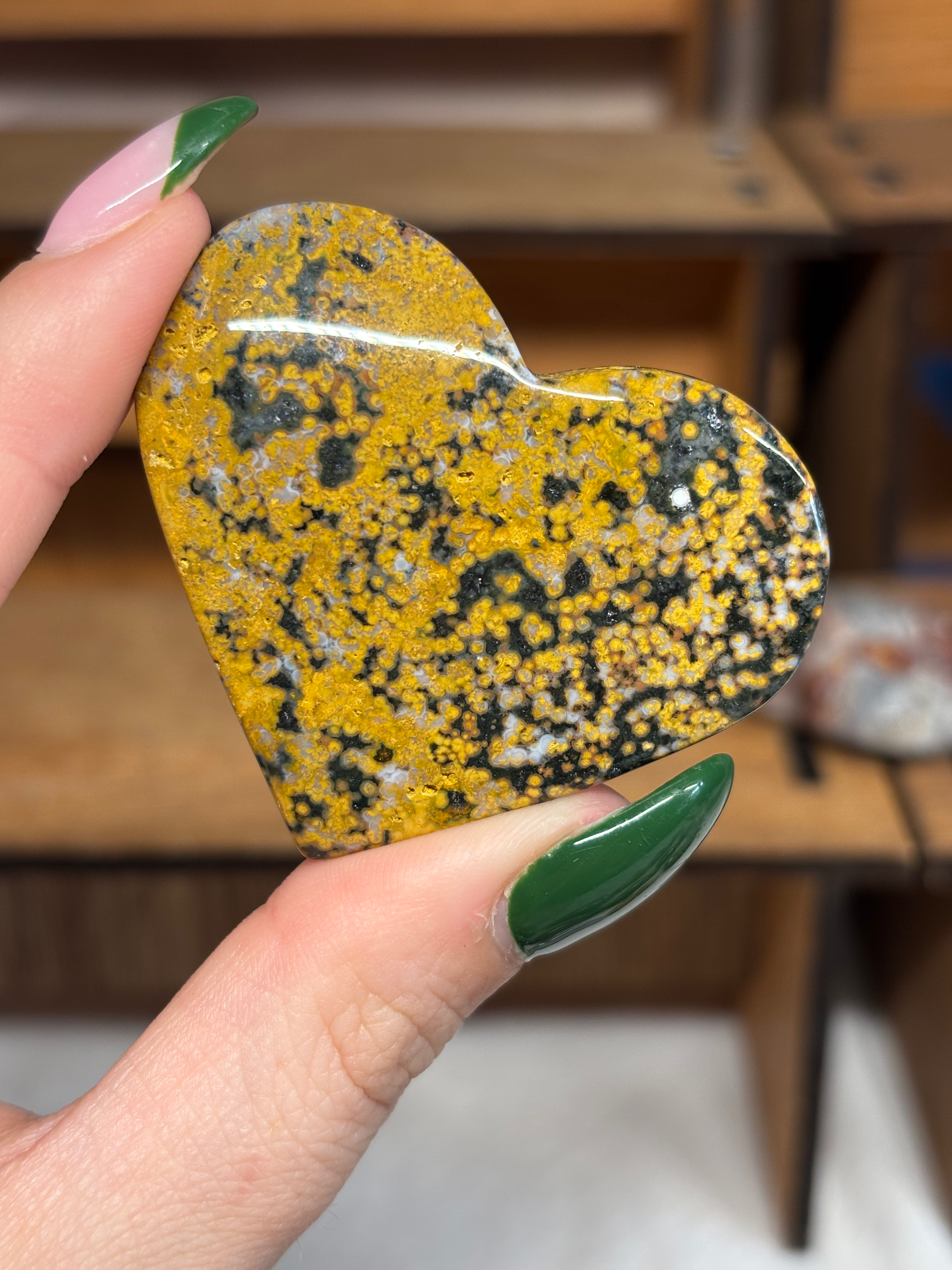 Ocean Jasper Heart