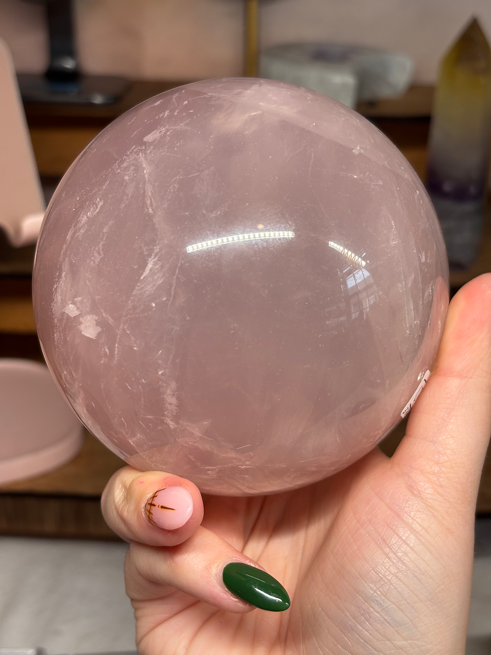 Thumbnail: Star Rose Quartz Sphere