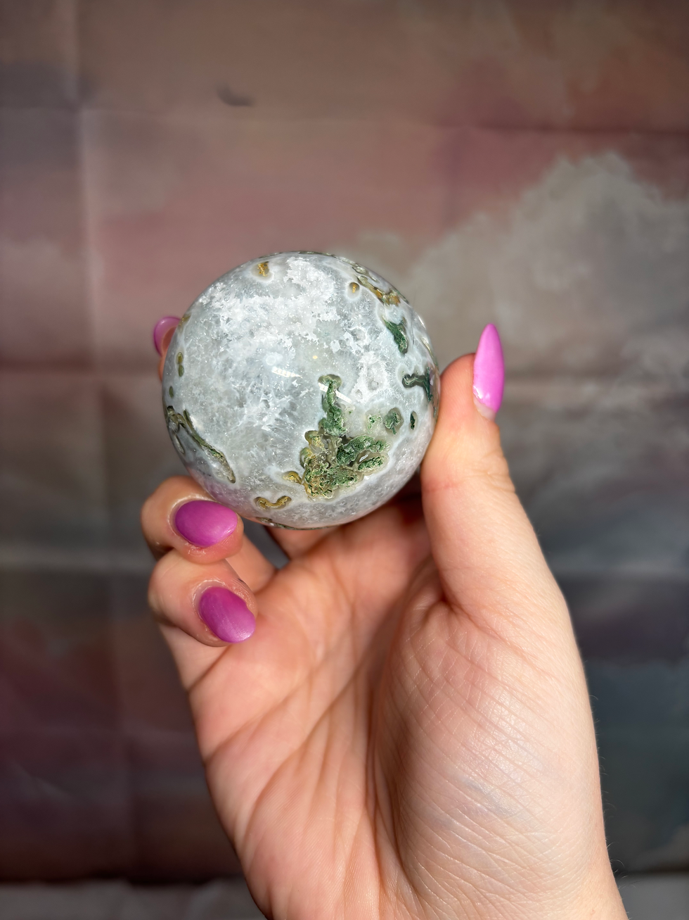 Thumbnail: Moss Agate Sphere
