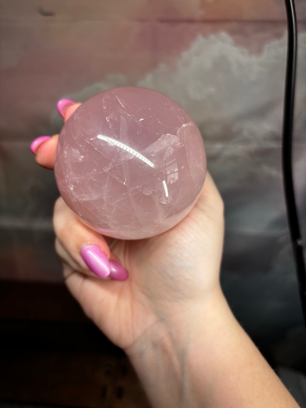 Thumbnail: Star Rose Quartz Sphere