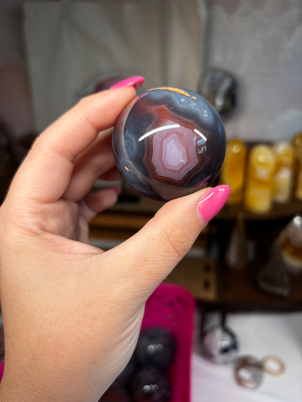 Thumbnail: Swazi Agate Sphere