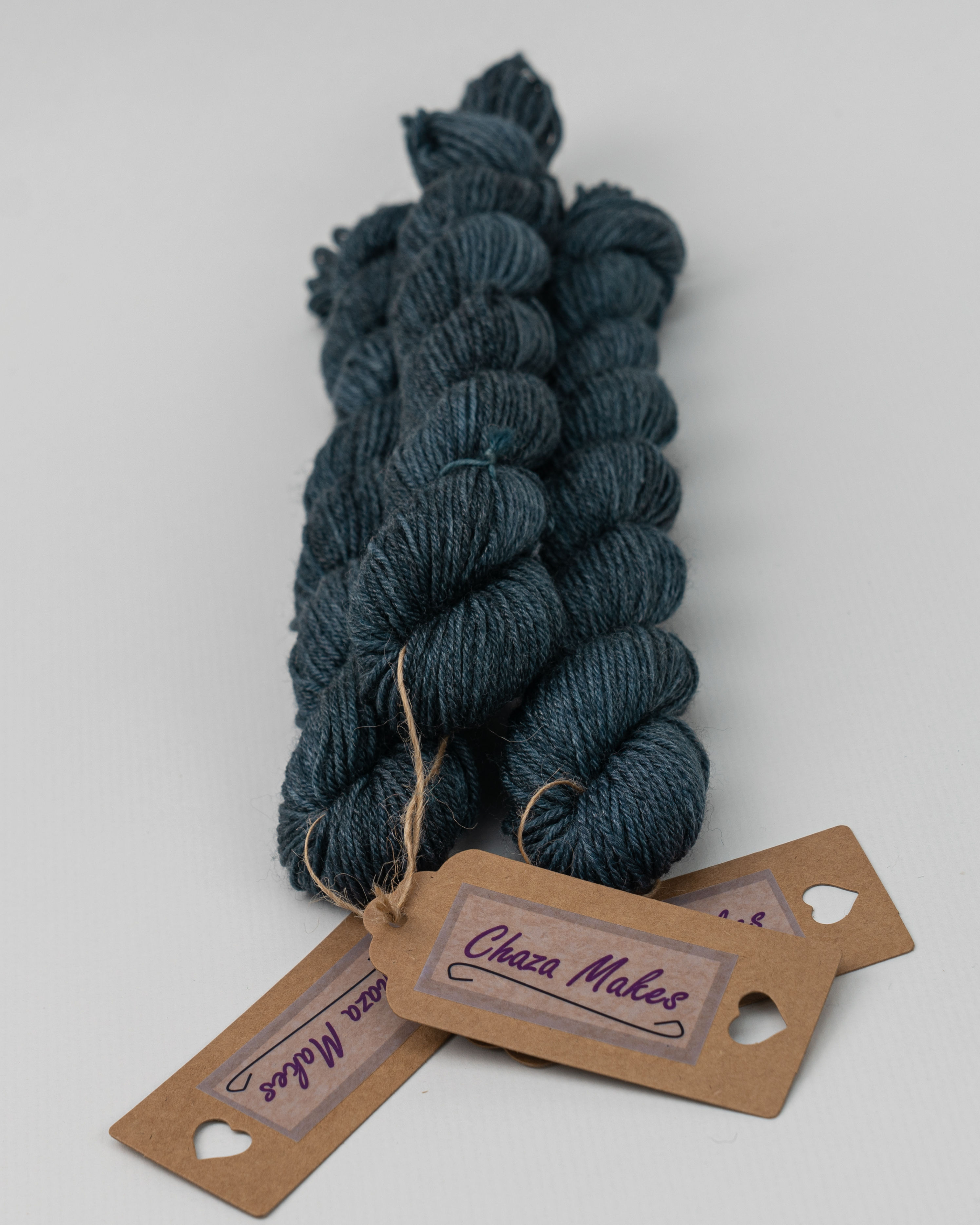 Black NOT Mini, Superwash Merino / Bamboo Sock