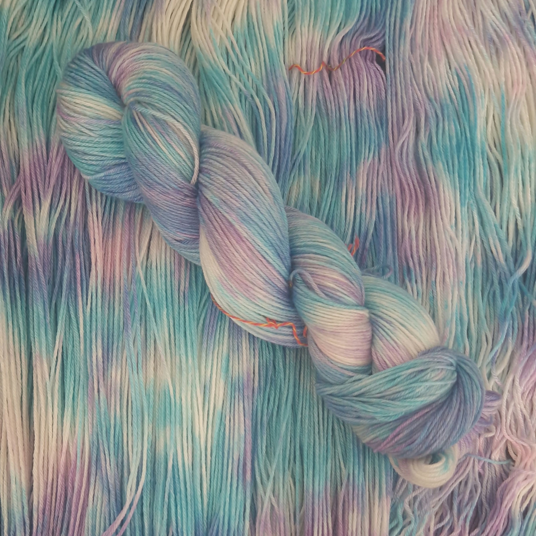 Mallow, Superwash Merino / Bamboo Sock
