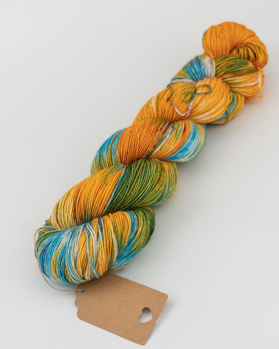 Thumbnail: Calypso, Superwash Blue Faced Leicester / Nylon Sock