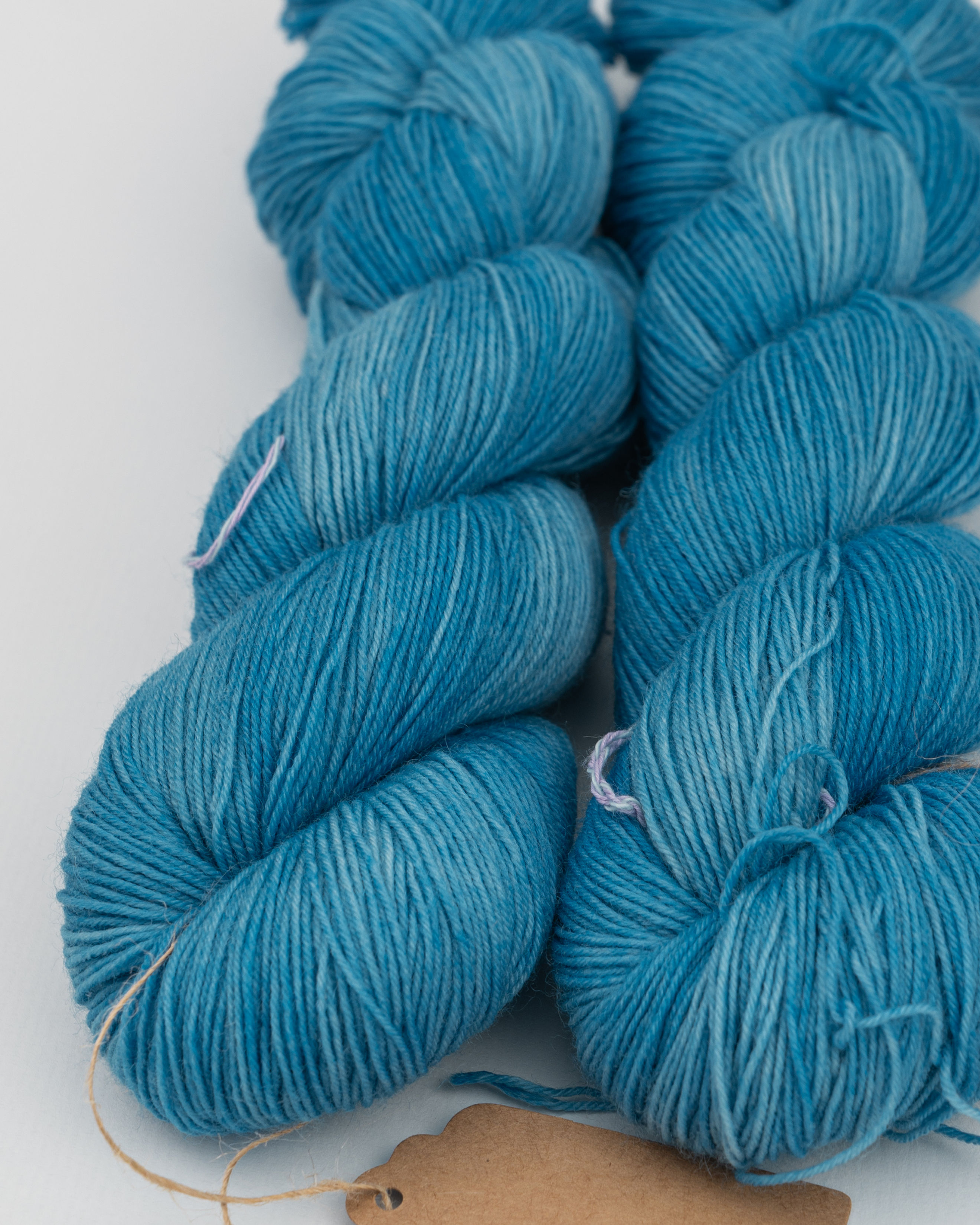 Sky, Superwash Blue Faced Leicester / Nylon Sock