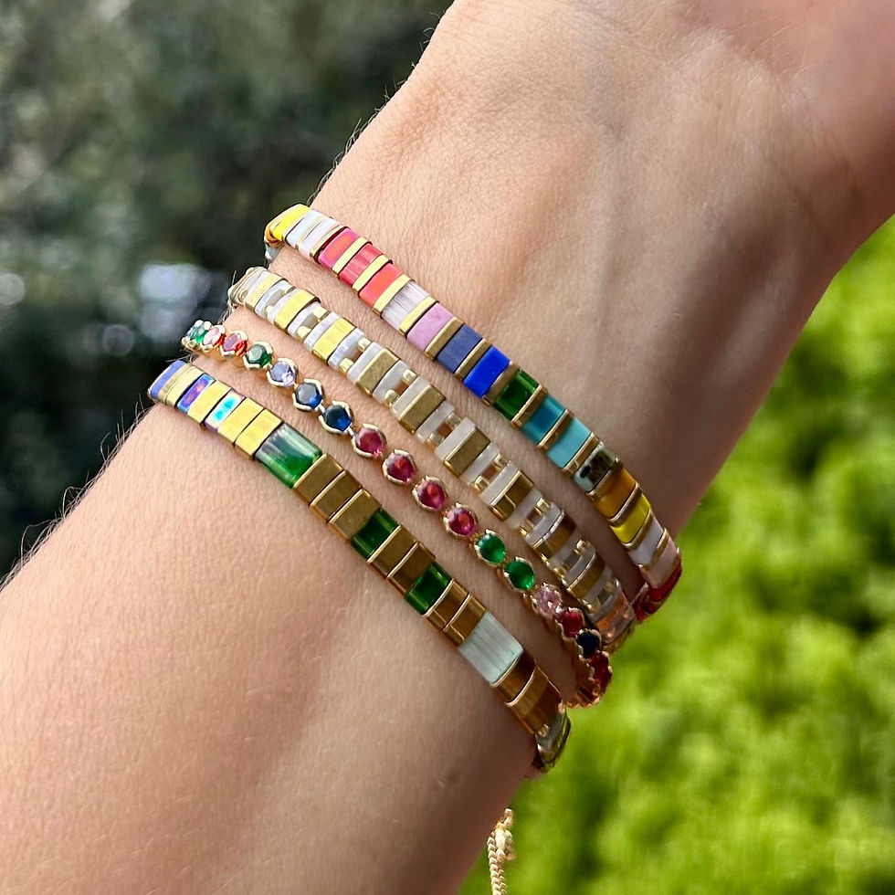 Candy mix de pulseras de moda de colores