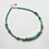 Miniatura: Collar de moda para dama de concha y agata color aqua